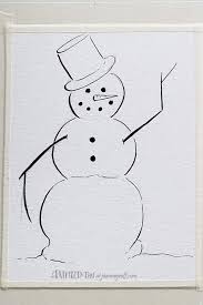Today i will show you how to draw a cartoon snowman from above. Snowman Drawing Thick And Thin Strokes