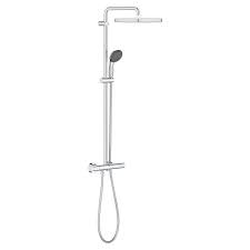 Grohe Vitalio Start System 250 Shower System With Thermostat Cube Flex