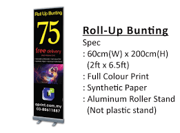 We sew 24 flags over the length of 10 m. Canvas Banner Poster Backdrop Printing Services Malaysia