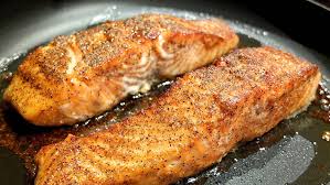 Cook the salmon, without moving, skin side up, until golden and crisp, about 4 minutes. Pan Seared Barbecue Salmon Mia S Cucina