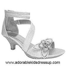 Shop women's miller thong sandals online at bloomingdales.com. These Kids High Heels Have A Glitter Upper And A Conservative Flower With Rhinestones On The Toe Fo Girls High Heels High Heels For Kids Girls High Heel Shoes