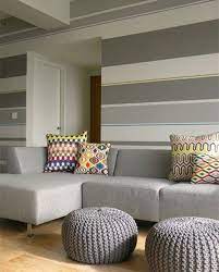 30 Most Attractive Striped Living Room Wall Paint Styles Dexorate Living Room Paint Design Striped Walls Living Room Living Room Paint