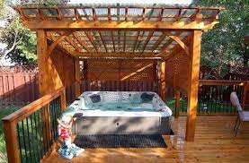 As a bonus, your hot tub will also look way more attractive to enhance the style of your outdoor living space. 31 Awesome Hot Tub Enclosure Ideas 22 Is The Coolest Ever