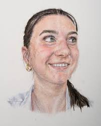 ARTEXPRESS 2025 artist Kischa Ajanovic from Kirrawee High School draws  inspiration from family and cultural heritage in their drawings titled 'The  Familial Gaze'. “My body of work, The Familial Gaze, represents the