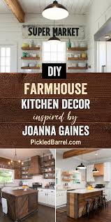 Joanna gaines is all about that modern farmhouse style — you'll find no shortage of warm natural wood and cool, industrial accents in her designs (and your kitchen is a great place to start, and bar stools are an easy way to add extra seating (just pull 'em up to your counter!) and style to your space. Farmhouse Kitchen Decor Inspired By Joanna Gaines Pickled Barrel
