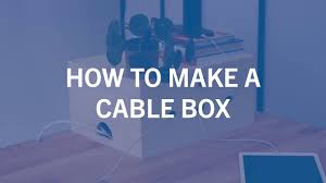 If you're like most people, the area behind your desk or entertainment center is littered with wires. How To Organise Your Home Office Diy Cable Management Box Youtube