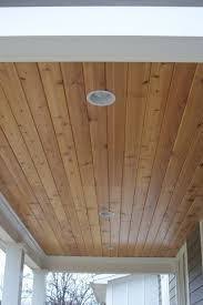 Stained Wood Ceiling Back Porch Google Search Traditional Porch Wood Ceilings Wood Plank Ceiling