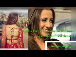 Alisha panwar /Arohi dance clip video wearing red dress