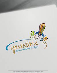 Create Free Pencil Logo With Online Education Logo Maker Education Logo Education Logo Design Online Logo