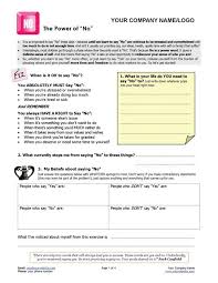 The Power Of No Workbook Coaching Tools From The Coaching Tools Company Com Life Coaching Tools Therapy Worksheets Coaching Tools