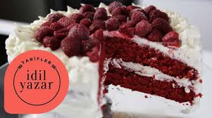 kipkirmizi rengi kadifemsi yumusacik dokusuyla vazgecilmezlerinizden olacak kirmizi kadife pasta tarifimi izlemeyi yemek tarifleri pasta tarifleri food cakes