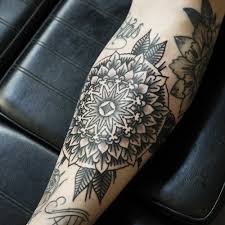Maybe you would like to learn more about one of these? Black Gray Floral Patterns Forearm Tattoo Tattooimages Biz