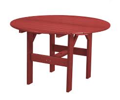 Wildridge Outdoor Recycled Plastic Classic 46 Round Outdoor Dining Table Lead Time To Ship 6 To 8 Weeks Dining Table Round Outdoor Table Round Outdoor Dining Table