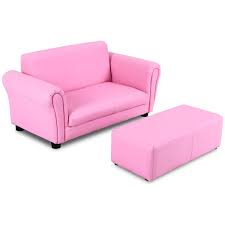 Beim angebot an kindermöbeln verliert man leicht den überblick. Sofas Costway Kindersofa Kindercouch Kindersessel Sofa Kinder Kinderzimmer Babysessel 82 5x42x40 5 Cm Mit Fussschemel Rosa Kuche Haushalt Wohnen Agb Lv