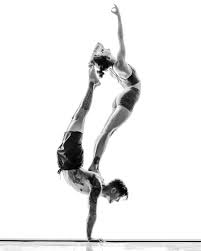Impossible Is An Expectation Dylanwerneryoga Adellbridges Make This Impossible Pose Possible Wearing Their Aloyo Acro Yoga Couples Yoga Yoga Inspiration
