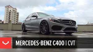 Mercedes Benz C400 Grey Day Vossen Cvt Mercedes Benz Benz Vossen