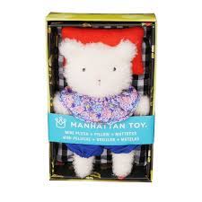 Our stuffed cat toys come in all kinds of sizes and colors—just like the real cats you know and love, but without the shedding! Manhattan Toy Little Nook Lily Cat Stuffed Animal With Removable Clothing Sleeping Bag Keepsake Box Target