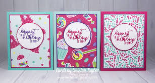 If you do not have enough money to buy a gift for your friend then just make a special birthday card. How Sweet It Is Birthday Cards Ink It Up With Jessica Card Making Ideas Stamping Techniques