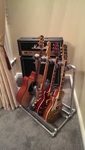 The design is very basic but repeatable, expandable, and can be constructed to fit most shapes and sizes. Diy Kee Klamp Guitar Stand Projects Simplified Building