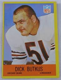 1974 Topps Dick Butkus #230 Football Card Psa 8 Chicago Bears