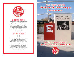 East High School's 136th Annual Alumni Banquet The Bob Savage Alumni Plaza