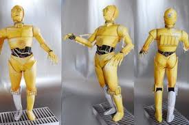 C 3po Papercraft Star Wars Paperkraft Net Free Papercraft Paper Model Papertoy Paper Models Star Wars Awesome Star Wars Models