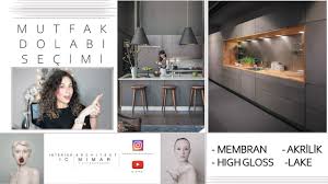 Hayglass mutfak dolabı ve modeli değişkenlik sağlayan modelleri vardır. Mutfak Dolabi Secimi I Membran Mi High Gloss Mi Akrilik Mi Lake Mi Mutfak Mutfakdolabi Youtube