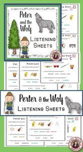 Peter And The Wolf Music Listening Worksheets Music Listening Worksheet Music Lessons For Kids Elementary Music Education