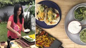 Katie Makes Grilled Skirt Steak Fajitas