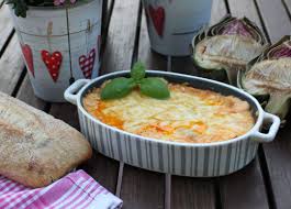 Leckeres Uberbackenes Artischocken Gratin Artischocken Gratin Lebensmittel Essen