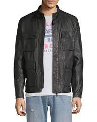 Superdry Leather Rotor Jacket In Nocolor Modesens Jackets Leather Jacket Superdry