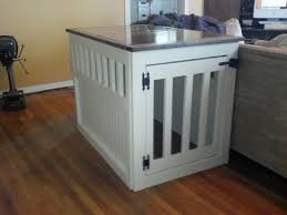 Dog Kennel End Table For Donation Ana White In 2020 Dog Kennel End Table Dog Crate End Table Custom Dog Kennel