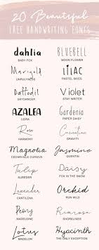 20 Favorite Free Handwriting Fonts Free Fonts Handwriting Free Handwritten Fonts Tattoo Fonts Cursive