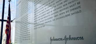 Johnson & johnson is the world's largest health care company. Our Credo Johnson Johnson