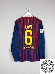 Barcelona Xavi 6 11 12 L S Home Football Shirt S Soccer Jersey Nike Fashion Sports Memorabilia Footballshirts Overseasclubs Ebay Link Em 2020