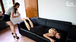 Megan Punishing Feet of Her Girl-sub: Amateur Porn by Czech Soles