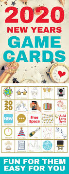New Years Even Bingo Cards Easy To Play Modern Fun Bingo Cards New Year S Games Bingo Printable