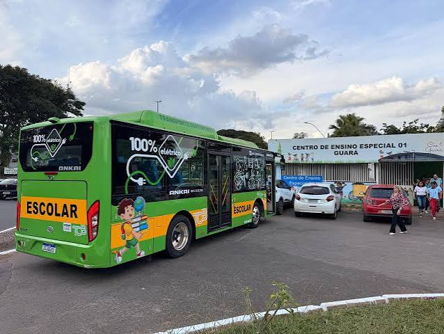 DF testa ônibus escolar elétrico na rede pública | Jornal de Brasília