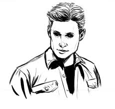 We Love Demon Dean Dimpledean I Haven T Posted Art In Forever So Supernatural Fan Art Drawings Supernatural Drawings Supernatural Fan Art