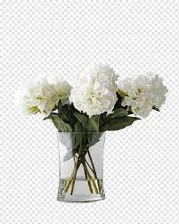 This artificial and elegant hydrangea provides a gorgeous and elegant organic feel like a garden. Artificial Flower Hydrangea Glass White Flower Glass White Artificial Flower Png Pngwing