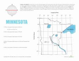 Provide differentiated guided practice and/or independent practice activities. Latitude And Longitude Minnesota Worksheet Education Com