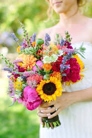 42 Brilliant Sunflower Wedding Bouquets For Happy Wedding Bright Wedding Flowers Sunflower Wedding Bouquet Bridal Bouquet Summer