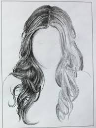 Hair Sketches Long Hair Sketches The Left Side Of The Sketch Hair Sketch How To Draw Hair Drawings Of Friends