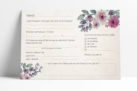 Zur hochzeit sind wir heut´ geladen, das finden wir ganz wunderbar. Gastebuch Hochzeit Mit Fragen Zum Ausfullen Diy Hochzeit
