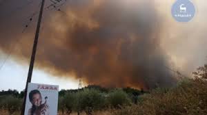 Μεγάλη φωτιά ξέσπασε πριν απο λίγο σε δασική περιοχή απο θεολόγο προς κάτω καλαμώνα. Dfoogjpw3iywim