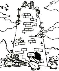 Kids are not exactly the same on the outside, but on the inside kids are a lot alike. People Build The Tower Of Babel Coloring Page Kids Play Color