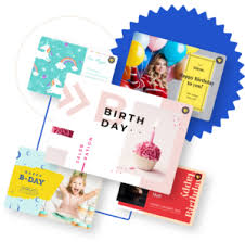 4.25x 5.5 full color, 14pt cards. Birthday Card Maker Create Custom Bday Cards Online Free Crello