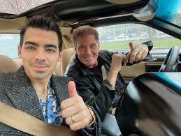 David michael hasselhoff is an american actor, singer, producer, and businessman from baltimore. David Hasselhoff On Twitter Joe Jonas And I In Berlin Davidhasselhoff Thehoff Knightrider Michaelknight Kitt Joejonas Jonasbrothers