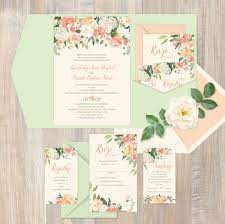 How To Assemble The Perfect Wedding Invitation Today S Bride Green Wedding Invitations Wedding Invitation Envelopes Bird Wedding Invitations
