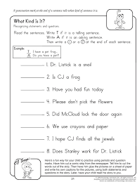 what kind is it 2nd grade english worksheets 2nd grade worksheets punctuation worksheets printable english worksheets